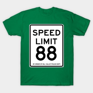 Hill Valley Speed Limit T-Shirt